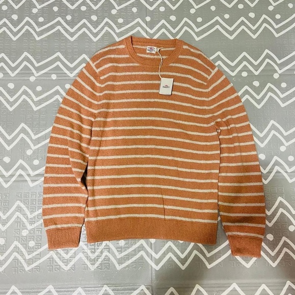 Faherty Cotton striped sweater sweatshirt
